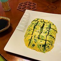 鸡蛋菠菜糕的做法图解1