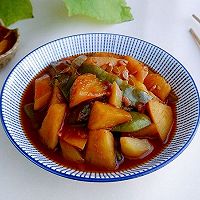 土豆油豆角的做法图解8