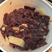 爆炒牛肝的做法图解5