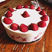 六寸草莓冻芝士蛋糕