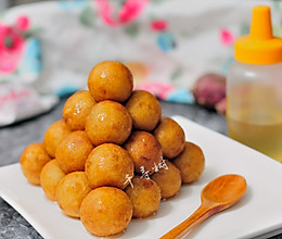 脆皮黄金红薯丸子 经典而又简单的家常甜食中也有小技巧需要掌握的做法