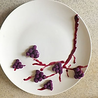 紫薯系列之夏天里的葡萄树的做法图解2
