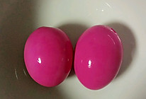 胭脂彩蛋（不含添加剂）的做法