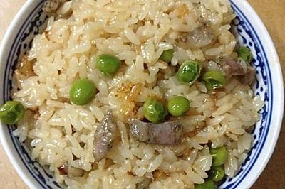 腊肠豌豆糯米饭