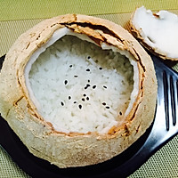 椰子饭（附椰子开盖方法）的做法图解7