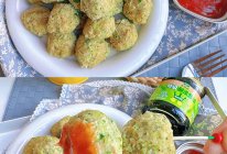 #让宝贝爱上每一顿饭#非油炸低卡低脂｜西兰花虾肉丸的做法