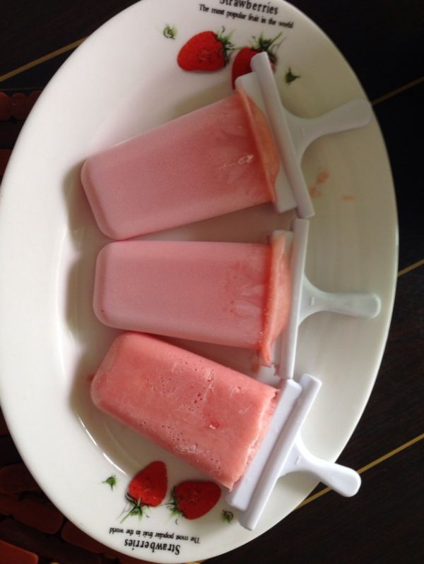 西瓜酸奶冰棒