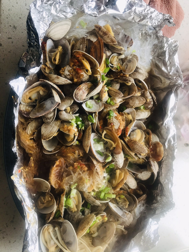 包烧粉丝花甲的做法
