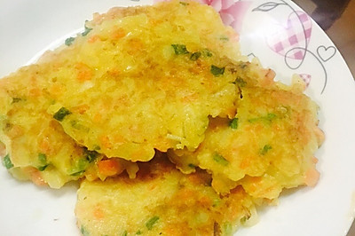 好吃的土豆萝卜饼