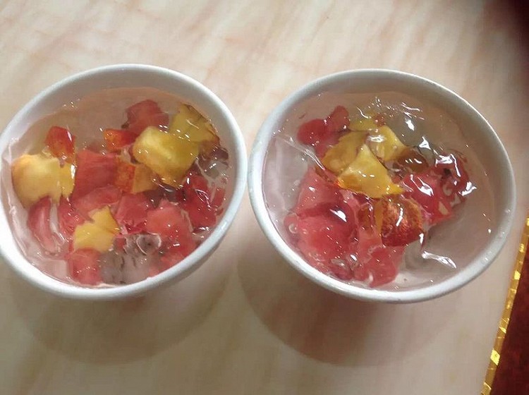 水果冰粉的做法