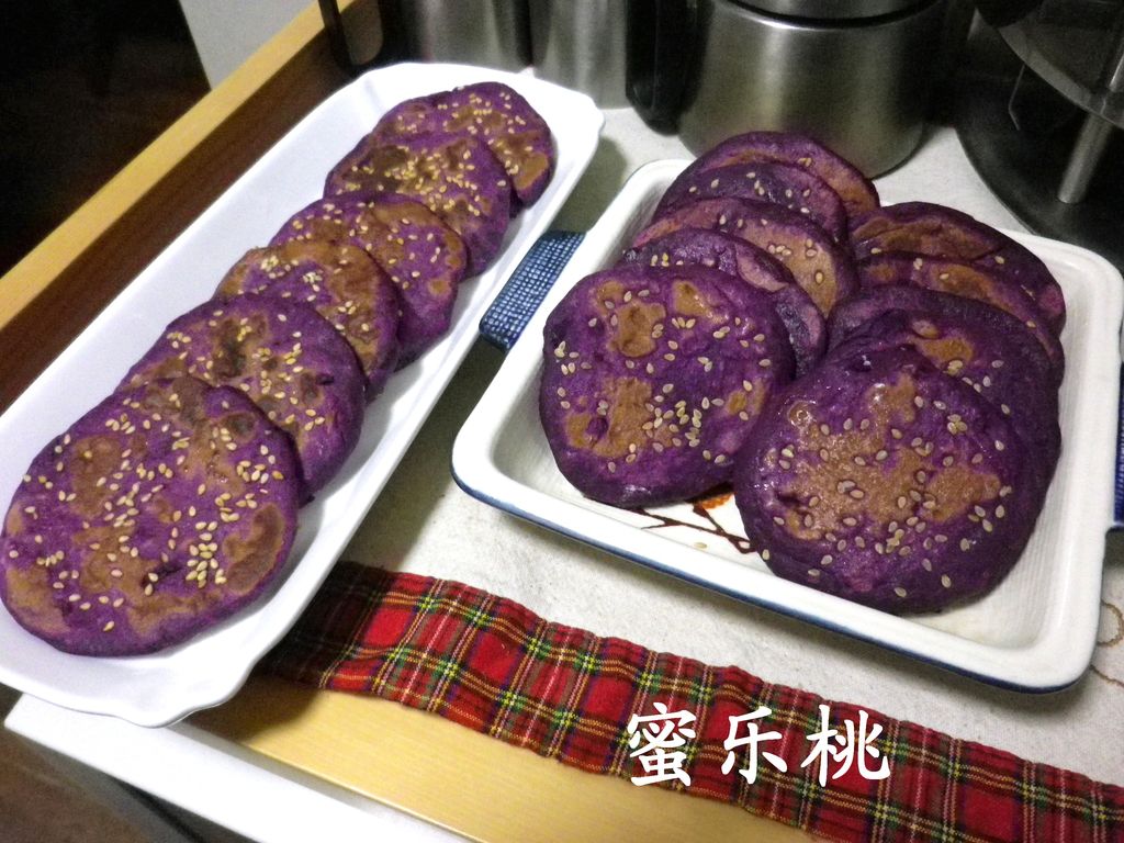 最近很火的淄博紫米饼，我的配方和做法挺特别，照着做不翻车_口感_红枣_面团