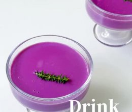 自制健康饮品‼️紫薯花生露，满满的花青素的做法