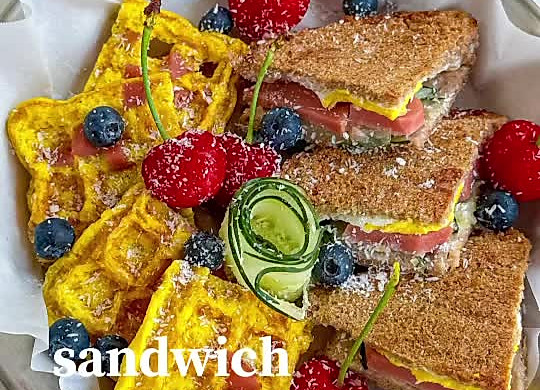 5分钟get减脂早餐低卡三明治Brunch