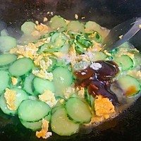 低脂快手菜青瓜炒鸡蛋的做法图解4