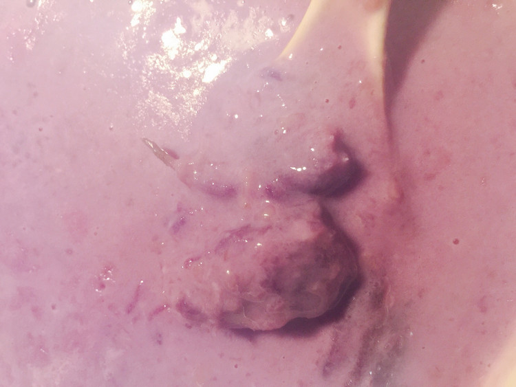 牛奶紫薯燕麦粥的做法