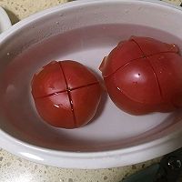 番茄豆腐蛋花羹的做法图解2