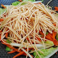 蒜辣肉肉卷豆丝的做法图解4