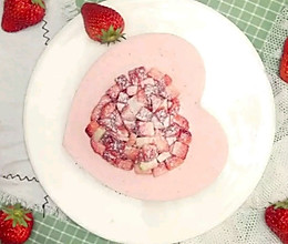 爱心草莓慕斯的做法