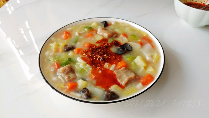 排骨椒椒什锦汤