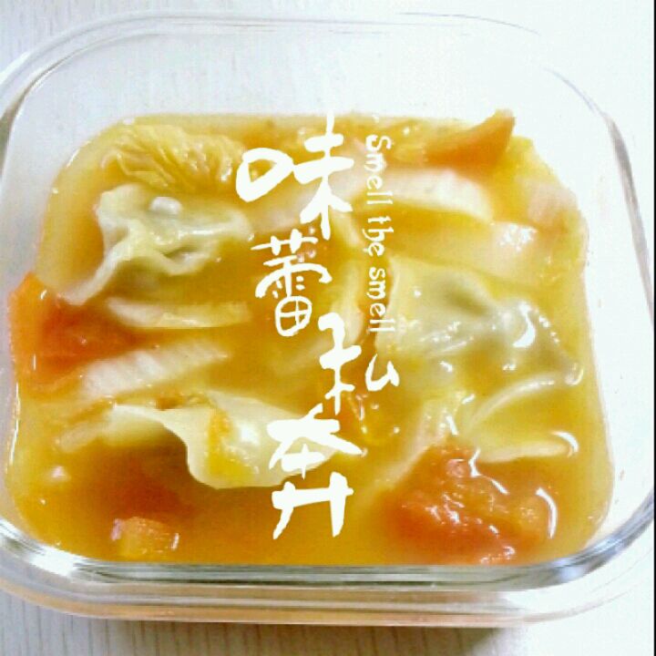 速冻饺子汤的做法图解3