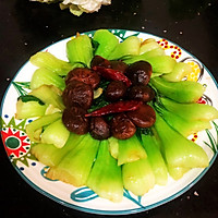 #中秋宴，名厨味#小香菇扒油菜的做法图解8