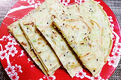 清清爽爽的快手早餐——西葫芦鸡蛋煎饼