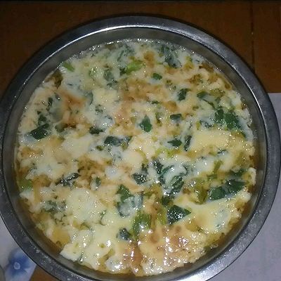 菠菜鸡蛋羹