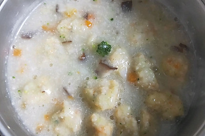 杂蔬虾丸玉米浓汤(宝宝辅食)