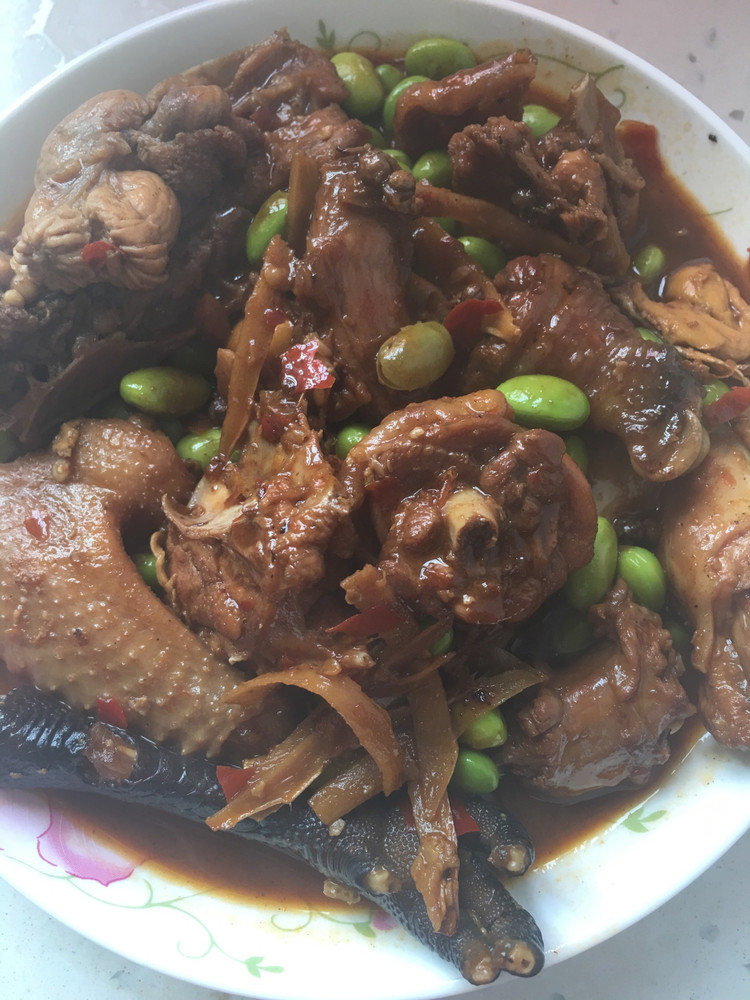家常红烧鸡的做法
