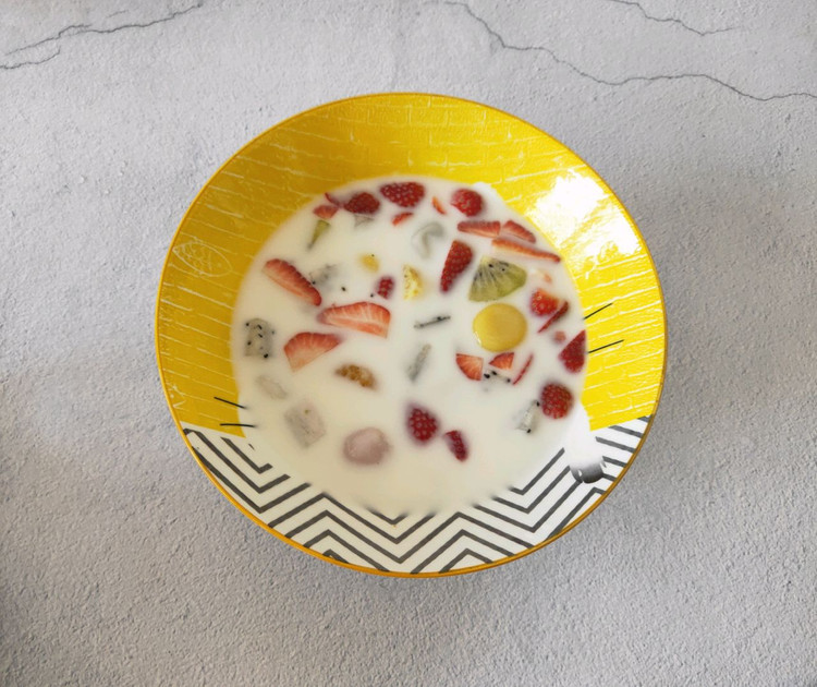 酸奶水果汤圆的做法