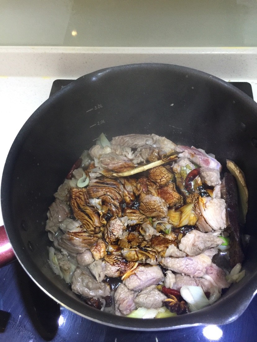 红炖牛肉（适合新手，不知道算红烧还是炖，哈哈哈）的做法图解6