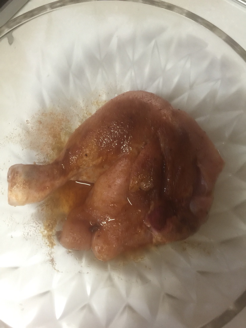 健康低脂奥尔良烤鸡腿的做法图解1