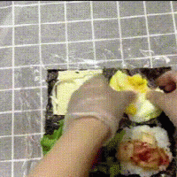 万能的海苔卷卷三明治的做法图解6