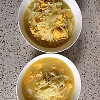 土豆丝鸡蛋面的做法图解7