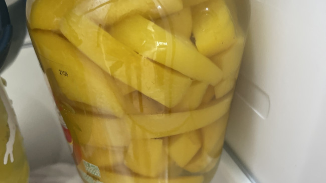黄桃罐头的做法