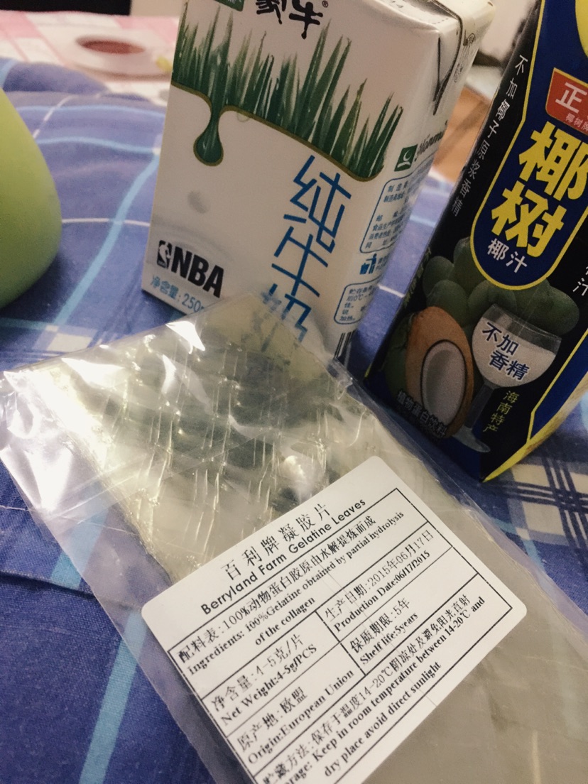 简单版椰汁冻奶的做法图解1