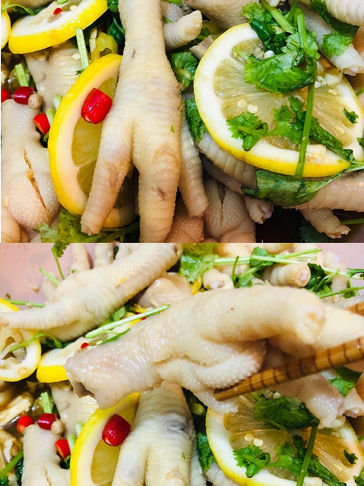 网红柠檬酸辣鸡爪的做法