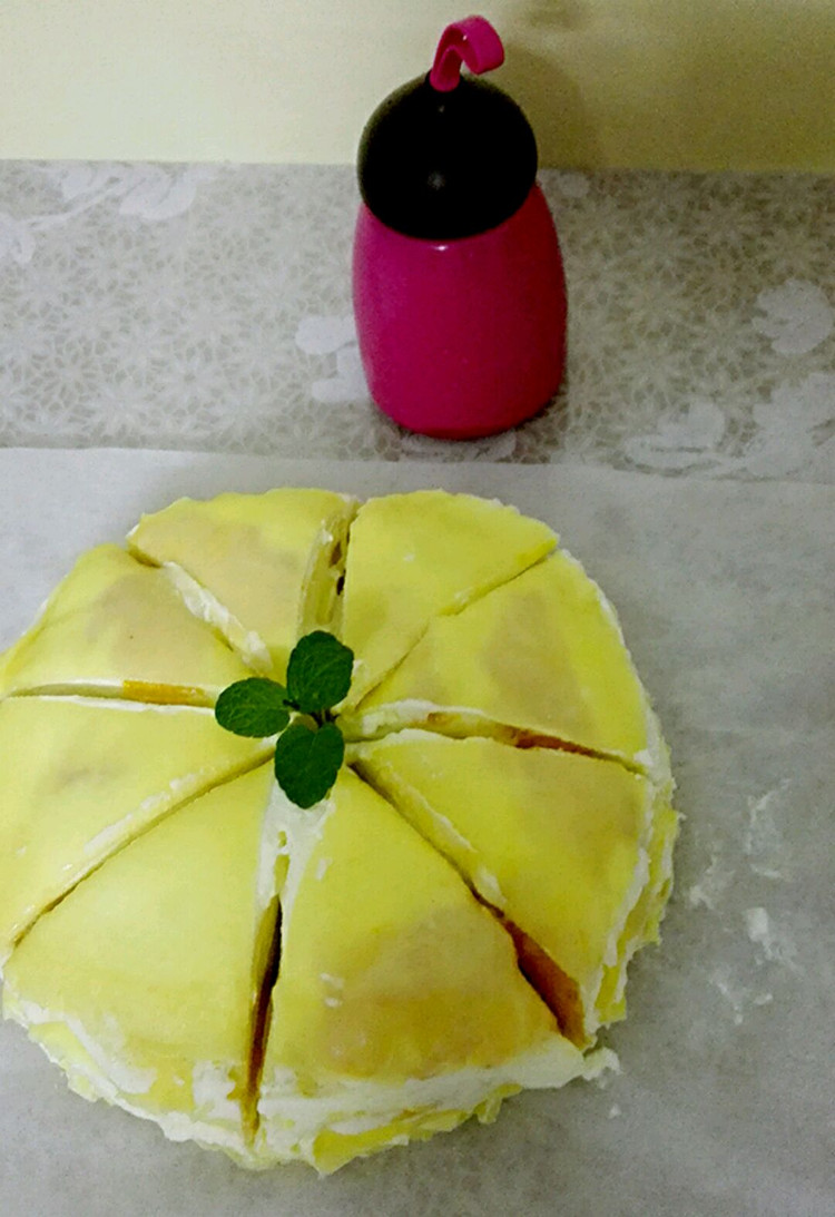 8寸芒果千层蛋糕的做法