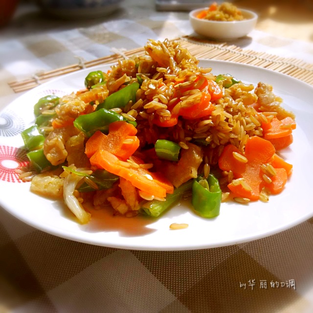 虾仁莜麦粒