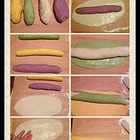 五彩缤粉彩虹饺子的做法图解4