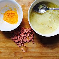 咸蛋黄芝士焗土豆泥的做法图解6