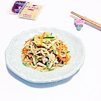 凉拌鸡丝#丘比沙拉汁#的做法图解10