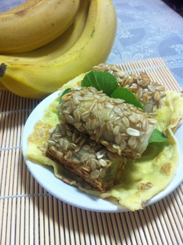 燕麦香蕉脆