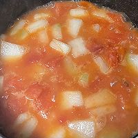 #打工人的健康餐#大红番茄冬瓜汤的做法图解4