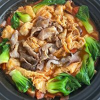 肥牛虾滑煲的做法图解4