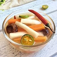 开胃小菜：话梅一夜渍萝卜的做法图解12