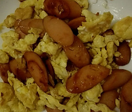 玉米火腿肠炒蛋的做法