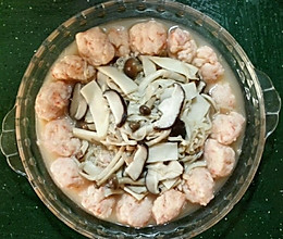 菌汤烩虾丸的做法
