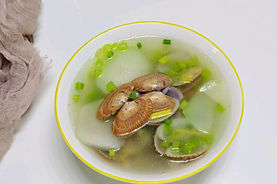 芹菜花蛤汤