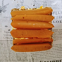 蛋黄酱番茄火腿三明治的做法图解4
